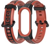 Strap for Mi Band 8 7 6 5 Silicone Bracelet for Mi Band 7 6 Strap Man Woman Breathable Rubber Watchband