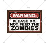 Beware Animals Dog Cat Bull Kraken Chickens Bigfoot Area Retro Tin Sign Caution Decorative Vintage Plaque Metal Poster Decor
