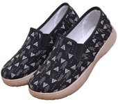 Zapatos casuales para mujer, zapatos planos antideslizantes y duraderos, zapatos cómodos y suaves para perezosos.