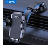 TOPK Car Stand Gravity Dashboard Holder Mobile Phone Support Universal For iPhone 13 12 11 Xiaomi Samsung