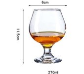 2Pcs European XO Whiskey  Wine tail Brandy Beer Vodka Margaret Goblet Big Belly Cup Cognac Glass Bar Drinkware