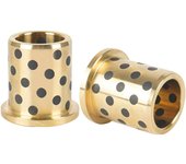 Graphite Brass Sleeve Oil-free Flange Self-lubricating Bushing JFB90x110x50 90x110x60 90x110x80 90x110x100 100x120x30 100x120x40