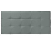 Cabecero de Cama Tapizado Acolchado de Dormitorio con capitoné Modelo Tablet en Polipiel Blanco y Medida 106 x 70 cm para Camas de 90 ó 105 cm
