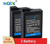HQIX for Sony PSP-2006 2007 2008 3000 3001 3002 3003 3004 3005 3006 3007 3008 Game Console PSP-S110 Charger Battery