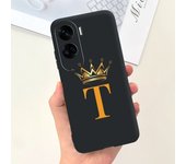 For Honor 90 Lite 5G Case Luxury Crown Letters Silicone Soft TPU Protective Cover For Honor 90 Lite 2023 CRT-NX1 Shockproof Case