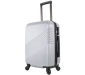 Maleta Avión Equipaje de Mano Viaje Cabina Trolley ABS Rígida 4 Ruedas Maleta de cabina rigida con asa telescopica 55x35x20CM