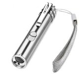 Usb Rechargeable Pet Toys Cat Training Laser Pointer With Led Flashlight