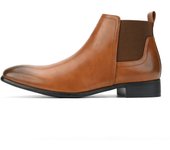 Botas Chelsea para hombre Comercio exterior pequeña cabeza cuadrada zapatos para hombre botas cortas de moda versátil botines