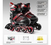 Principiante Adulto Niños Niñas Full Flash Patines Grado Profesional