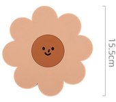 Sunflower Cute Placemat Coaster Anti-skidding and Heat-resistant Silicone Cup Pads Coffee Hot Pad Kitchen Home Tableware Set