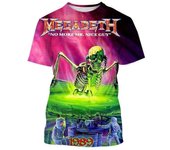 3D Printed Plus Size Men's and Women's T-shirts Rock Band Casual Punk Fun Hip Hop Pop Sports Quick Dry Breathable Short Sleeves