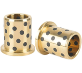 Graphite Brass Sleeve Oil-free Flange Self-lubricating Bushing JFB 5x7x8 5x7x10 5x7x12 5x7x15 5x9x10 5x9x12 5x9x15 6x8x8 6x8x10