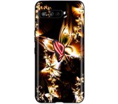 Case for ASUS ROG Phone 3 ZS661KS Case Black Matte Silicone Back Cover Phone Cases For ASUS zs661ks Flowers Fashion Bumper Capa