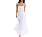 2024 Women Summer Sundress New Women's Lace-up Printed Fashion Bust One-e Neck Temperament Evening Dresses Vestidos