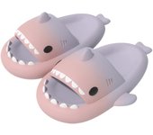 Hombre Mujer Chanclas Mujer Verano Comodas Chanclas Playa Mujer Antideslizantes de Suela Gruesa Zapatillas Tiburon Piscina