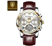 Reloj mecánico automático a prueba de agua moda luminosa reloj para hombres
