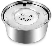 Bebedero Perro Antigoteo,3L Bebedero Antisalpicaduras Perro,Bebedero Perro Grande Inoxidable,Tazón Flotante para Perros,Zero Spl