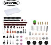 DEKO Kit 126PCS de Herramientas Rotativas Mini Herramientas Rotativas de Mano para Madera/Metal, Amoladora Eléctrica Taladradora