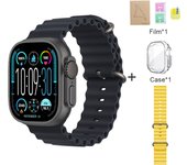 2025 New HK9 Ultra 2 MAX Smartwatch Bluetooth Call Heart Rate Detection Sports Mode Flashlight 1GB Memory AMOLED Compatible with Android IOS Smartwatch