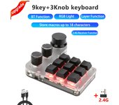 USB ro Custom Mini 3/9/12KEYS Programming DIY Mechanical Keyboard Gaming Drawing Switch Portable Hot-swap Keypad