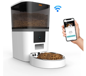 4L Timing Feeder APP Smart Pet Feeder Dog Food Automatic Dispenser with Camera Suitable for Small Cats and Dogs Remote Feeding