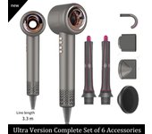 Super 220v secador de pelo, secador de pelo sin hojas, cuidado personal del cabello, herramienta de iones negativos, secadores de pelo eléctricos anión constante