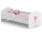 Niños con Colchon FALA |140 x 70cm | Camas Infantiles Blanco | Cama Niño | Cama Pequeña Niña | para Chica o Chico | Muebles Camas Infantiles | Habitación Juvenil | Conjunto Completo