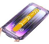 Screen Protector for IPhone 14 13 12 11 Pro Max Mini Tempered Glass for IPhone Xs Max XR X 8 Plus Install Auto-Dust Removal Kit