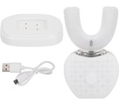 Cepillo de dientes eléctrico ultrasónico, blanqueador de silicona en forma de U para el cuidado bucal