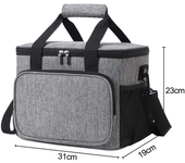 Bolsa organizadora portátil de viaje para mascotas, bolso de mano de comida para perros, mochila para perros aprobada por la aer