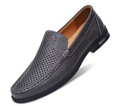 Mocasines sin cordones para hombre de primavera y verano, zapatos casuales de cuero para hombre