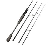 1.8m 2.1m Lure Rod Travel Fishing Rod 4 Section Carbon 4-25g Power Spinning Casting Rod Ultralight Portable Fishing  Rod
