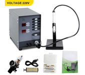 Automatic CNC Pulse Argon Spot Welder 100W 220V for Jewelry Dental Gold Silver Stainless Steel 0 8-3.6mm Precision Welding Digital Touch Control High Power Portable Welding Machine