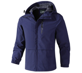 Chaquetas de senderismo de esquí de montaña para hombres, rompevientos de escalada, abrigos con capucha, ropa de moda, Otoño e Invierno