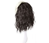 Korean Style Synthetic Headband Wigs Hairpieces Clip in Half Headband Wig Fake Hair Natural Short Wavy Curly Bob Hair Party