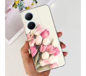 For Huawei Nova 11i Case Cute Luxury Back Cover Soft Silicone Phone Case For Huawei Nova11i 6.8" Fundas Transparent Flower Para