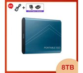 Unidad de estado sólido SSD de 4TB, disco externo de alta capacidad de 1TB, almacenamiento portátil, USB 3,1, drives duros 2024