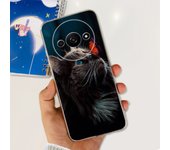 For Funda Xiaomi Redmi A3 Case 2024 Fashion Flower Transparent Silicone Soft TPU Phone Case For Xiomi Redmi A3 RedmiA3 4G Covers