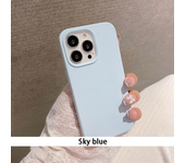 Funda de teléfono de silicona líquida Original para iPhone 16promax 15 14 13 12 para fundas Apple para iPhone 12 13 15 16 Plus cubierta completa con logotipo