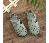 Nuevas sandalias casuales para niños, con suela suave, estilo retro, para bebés y niñas, tipo jalea.