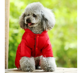 Warm Winter Pet Dog Clothes for Small Medium Cat Dog Coat Windproof Dog Down Jacket Pet Puppy Light-Weight Four Legs Hoodie Coat