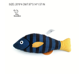 Juguete realista para gatos y peces, juguete interactivo de peluche para masticar con sonido, a prueba de mordeduras para gatos y gatitos, estimula el juego, 1 ud.