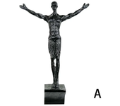 Athlete Rock Climbing Man Resin Background Wall Hanging Decoration Sculpture Statue Figures Present Decor Retro New 2023