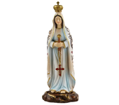 Resin Fatima Virgin Sculpture Hand Paint For Long Time Display For Catholic And Christian Faith Church Decoration