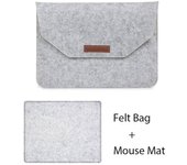 11, 12, 13, 15.6 inch tablet bag for Air Pro, HuaWei  laptop case, wool felt book case with mouse mat or mini package