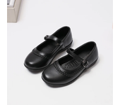 2024 Autumn New Children Leather Shoes for Girls Fashion Korean Style Soft Bottom Anti-slippery Versatile Chic Princess Shoes