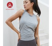 Moving Peach Yoga Tops Women Hollow Out Vest Comfortable Tank Top DVC