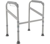 Toilet Safety Hand Rail Bathroom Support Grab Bar for the Disabled Handicapped Carbon Steel Adjustable Height