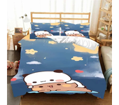 Kawaii Bubu and Dudu 3D Printing Anime Bedding Set Duvet Cover Comforter Bed Single Twin Full King Queen Size Bedding Set Kids