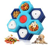 Puzle interactivo para perros pequeños y grandes, dispensador de golosinas, alimentador lento para perros pequeños y grandes